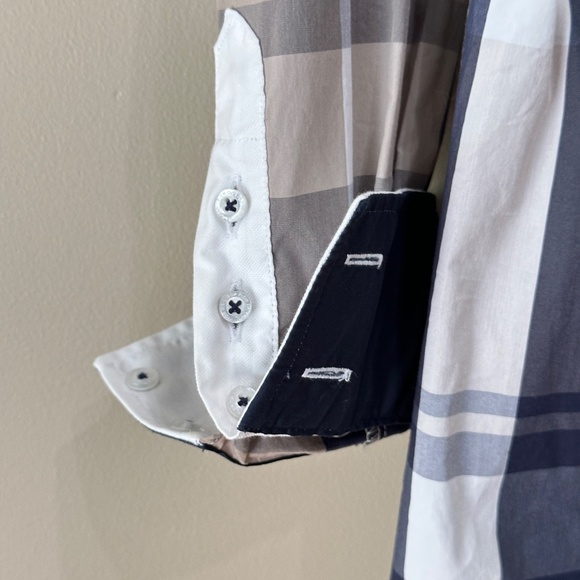 Fior da Liso Plaid Equestrian Long Sleeve Blouse - Picture 4 of 10